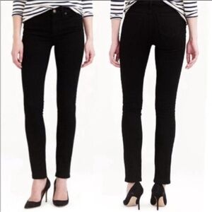 J. Crew Reid Straight Black Denim Jeans